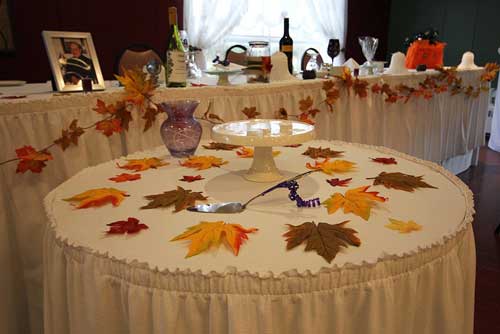 decorated table